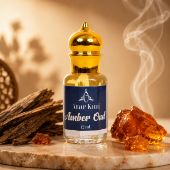Ambar Oud Attar 12ml by Attar Kunj – Pure Kannauj Fragrance