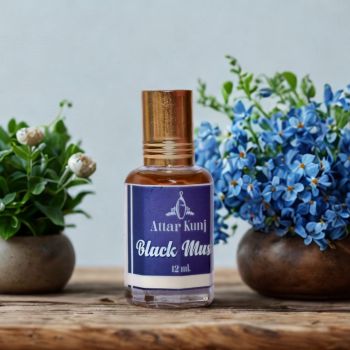 Black Musk Natural Attar 12ml – Attar Kunj Kannauj Perfume
