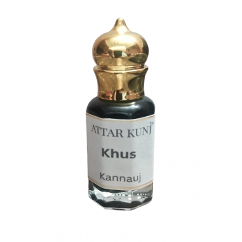 Attar Kunj Khus Attar | Natural Vetiver Cooling Fragrance | Long Lasting Perfume Oil | Alcohol Free | Unisex